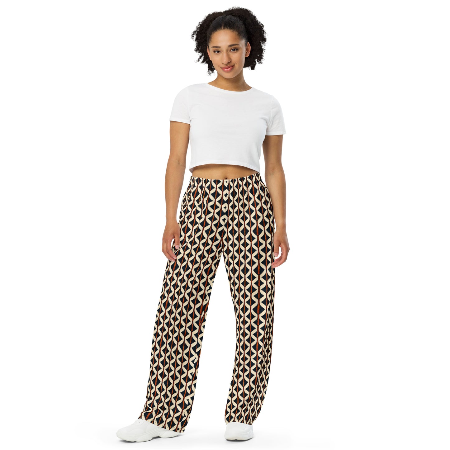 Tribal Tones In Harmony Women’s wide-leg pants