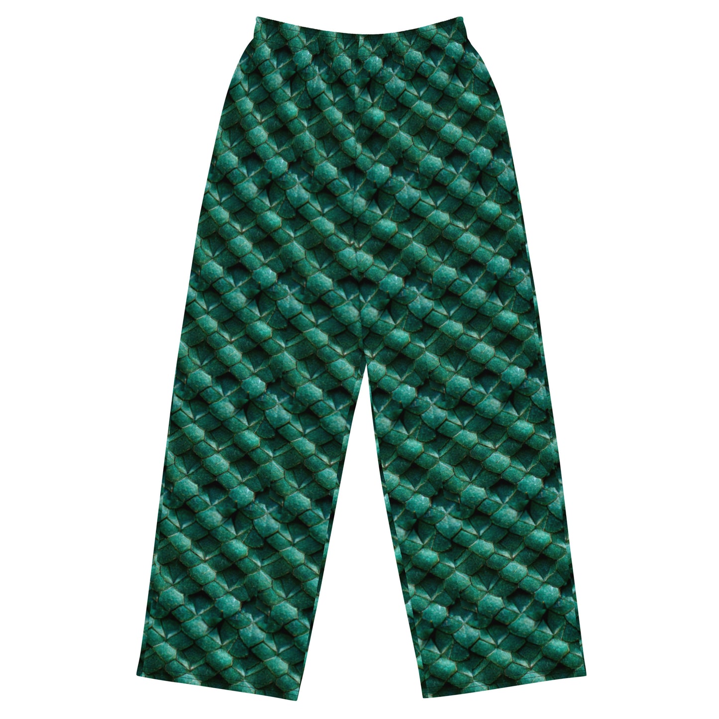 Emeralda the Great Forest Dragon Men’s wide-leg pants