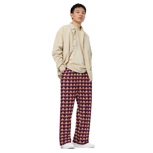 Loves Tapestry unisex wide-leg pants