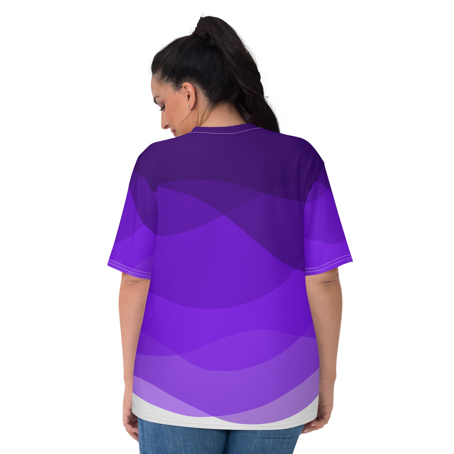 Violet Swirls Women's T-shirt