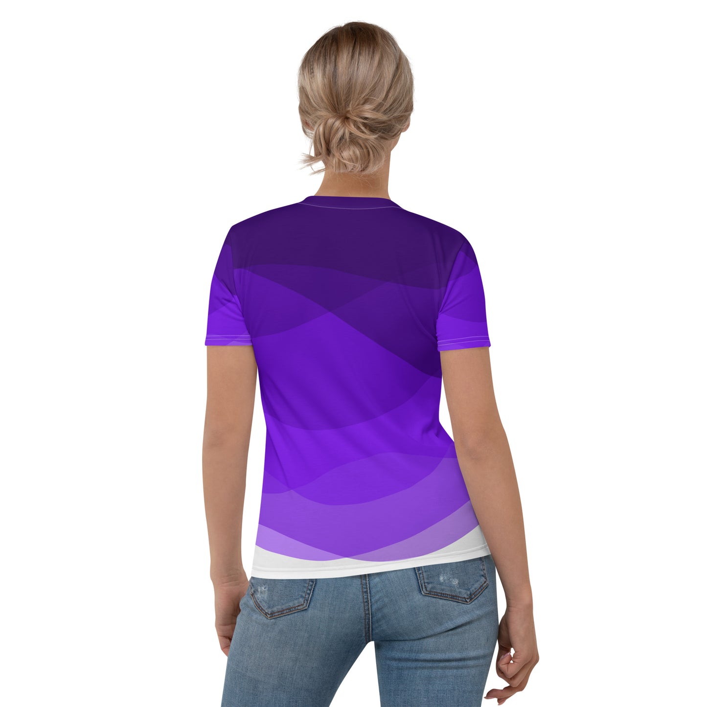 Violet Swirls Women's T-shirt