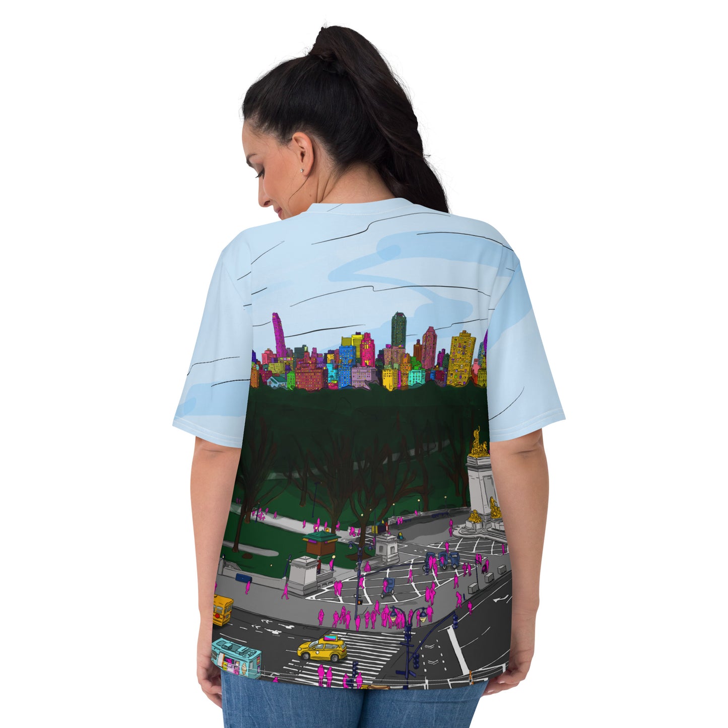 Central Park & Columbus Circle from Dizzy’s NYC Women's T-shirt