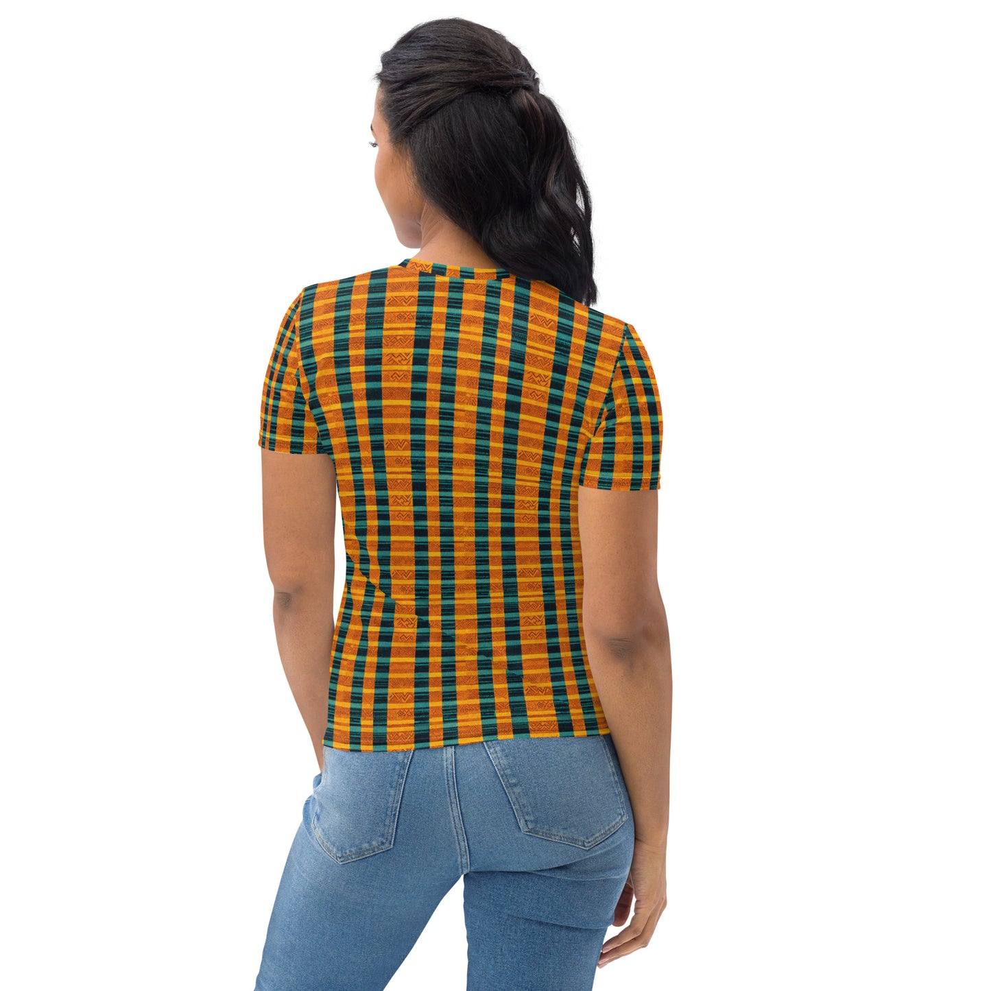 Teal & Tangerine Tapestry Women's T-shirt