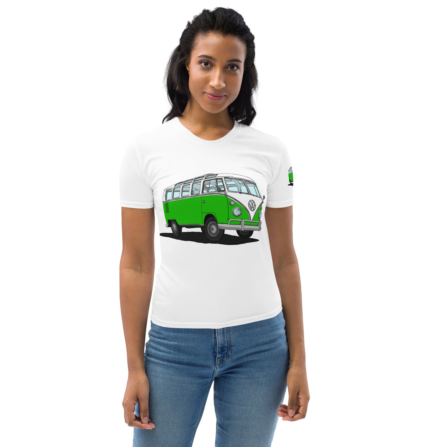 Green VW Van Women's T-shirt