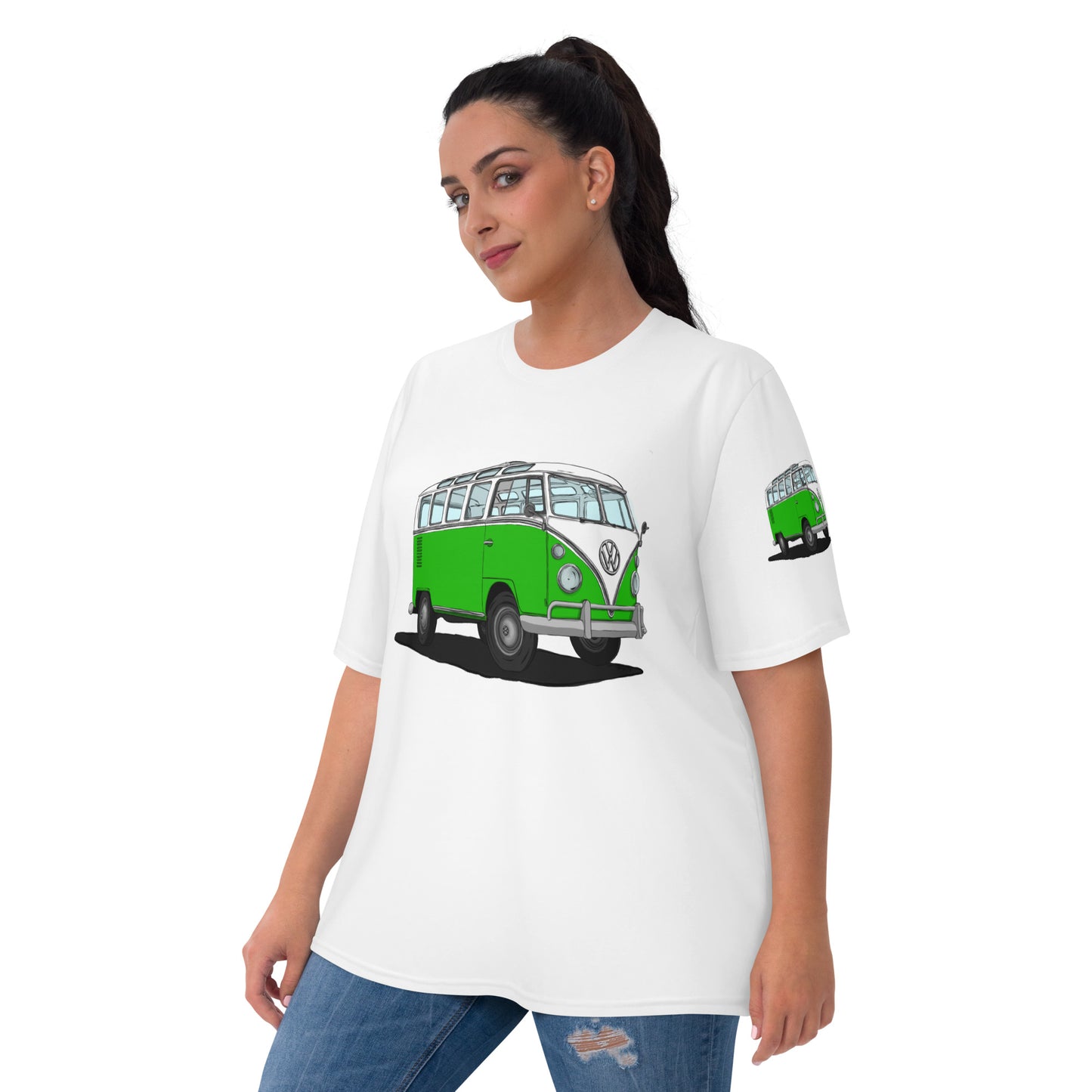 Green VW Van Women's T-shirt