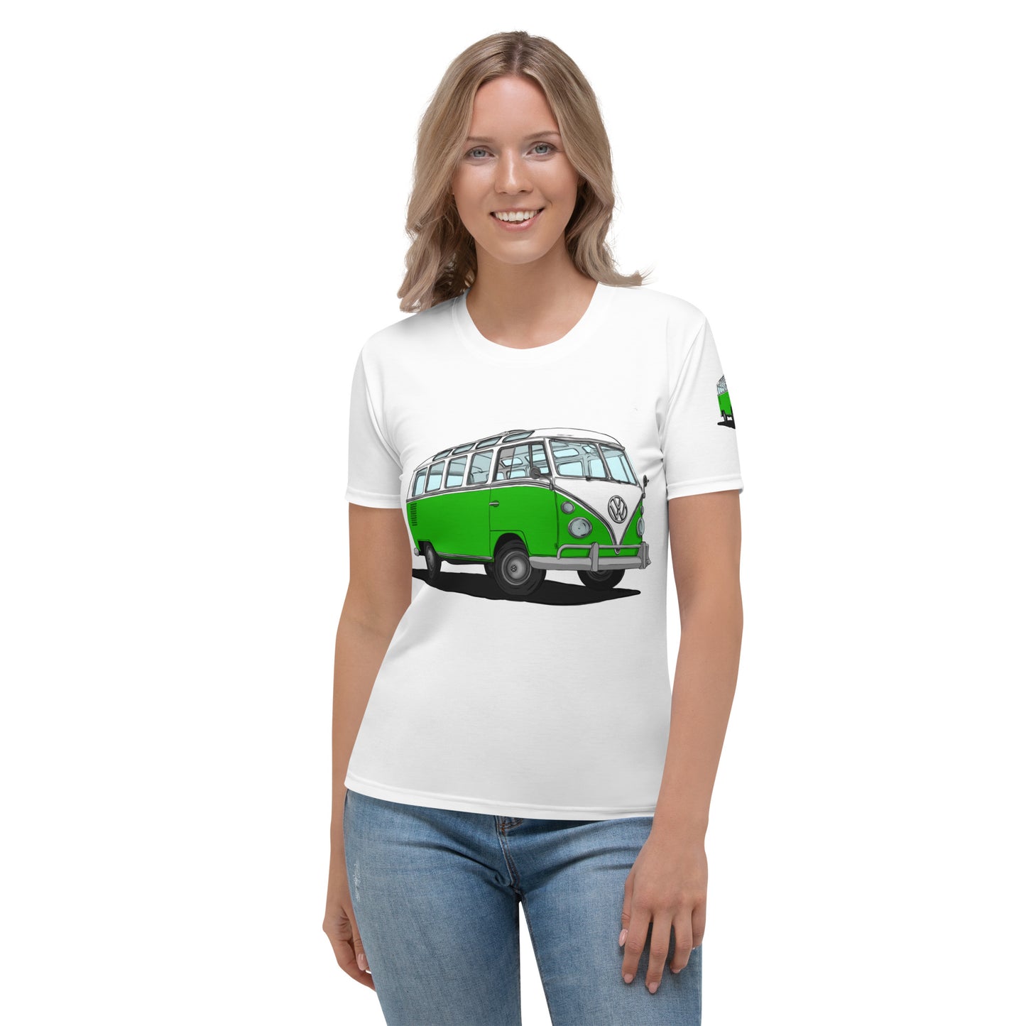 Green VW Van Women's T-shirt