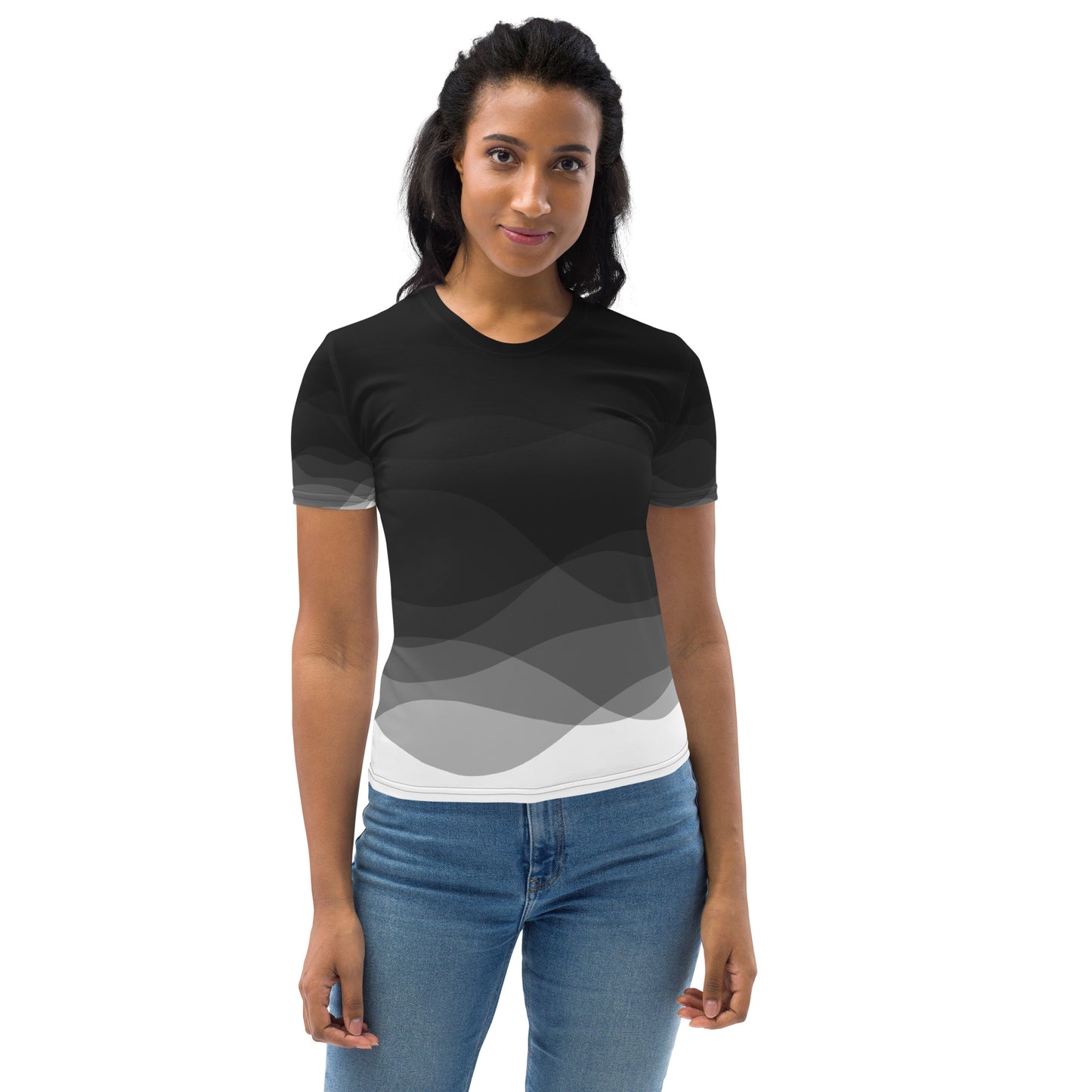 Graphite Waves Women's T-shirt