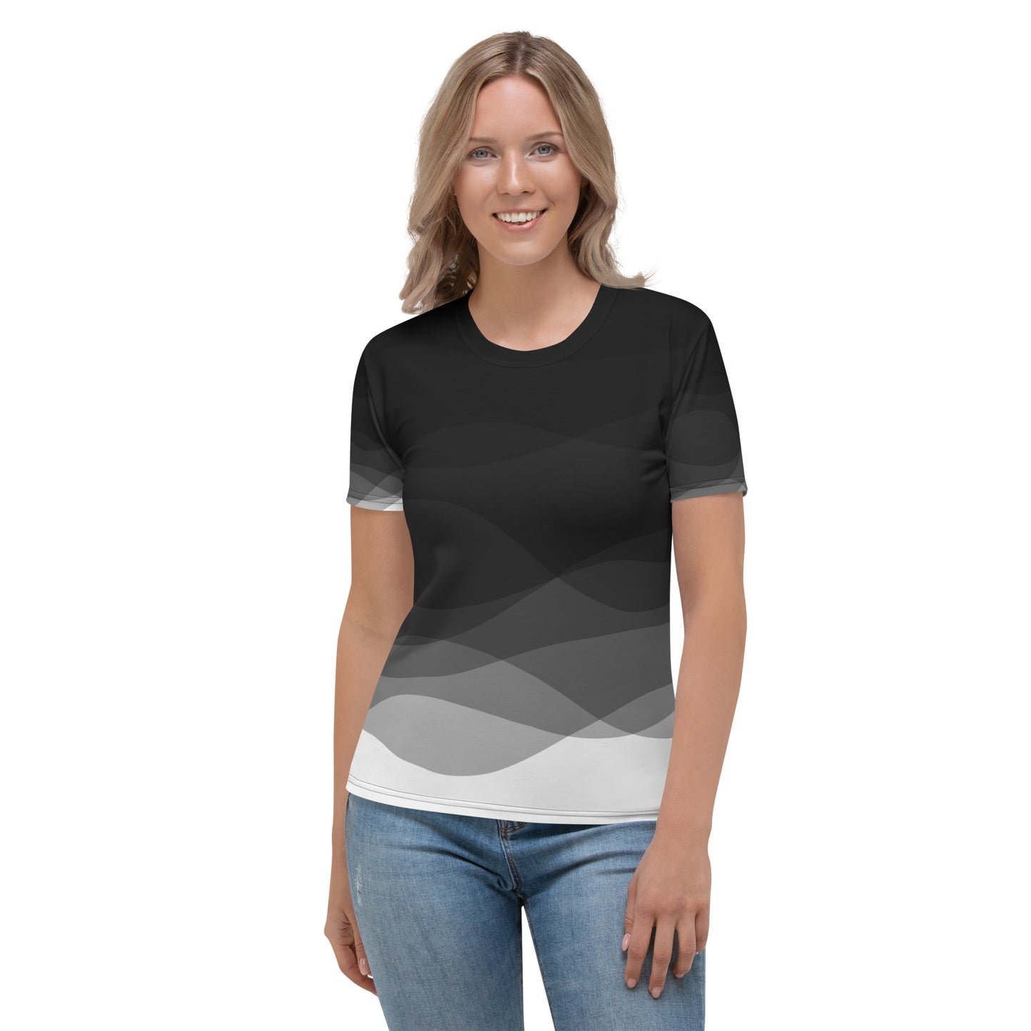 Graphite Waves Women's T-shirt