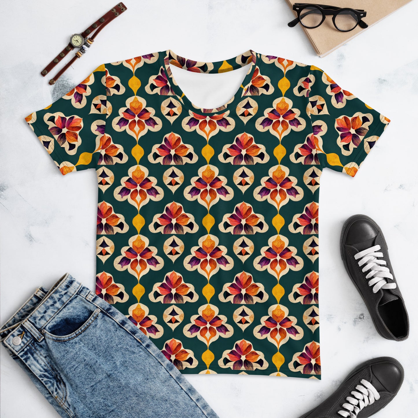 Ifrane’s Rainbow Blossoms Women's T-shirt