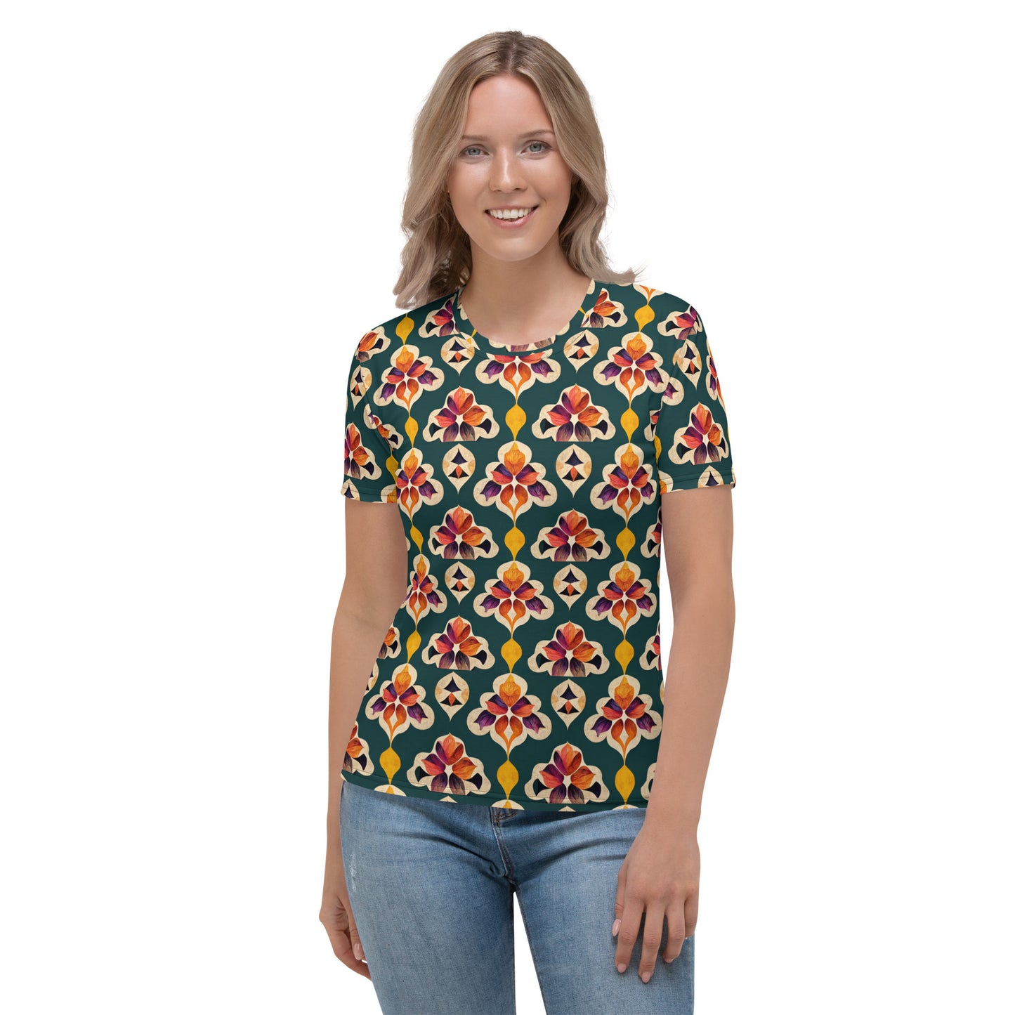 Ifrane’s Rainbow Blossoms Women's T-shirt