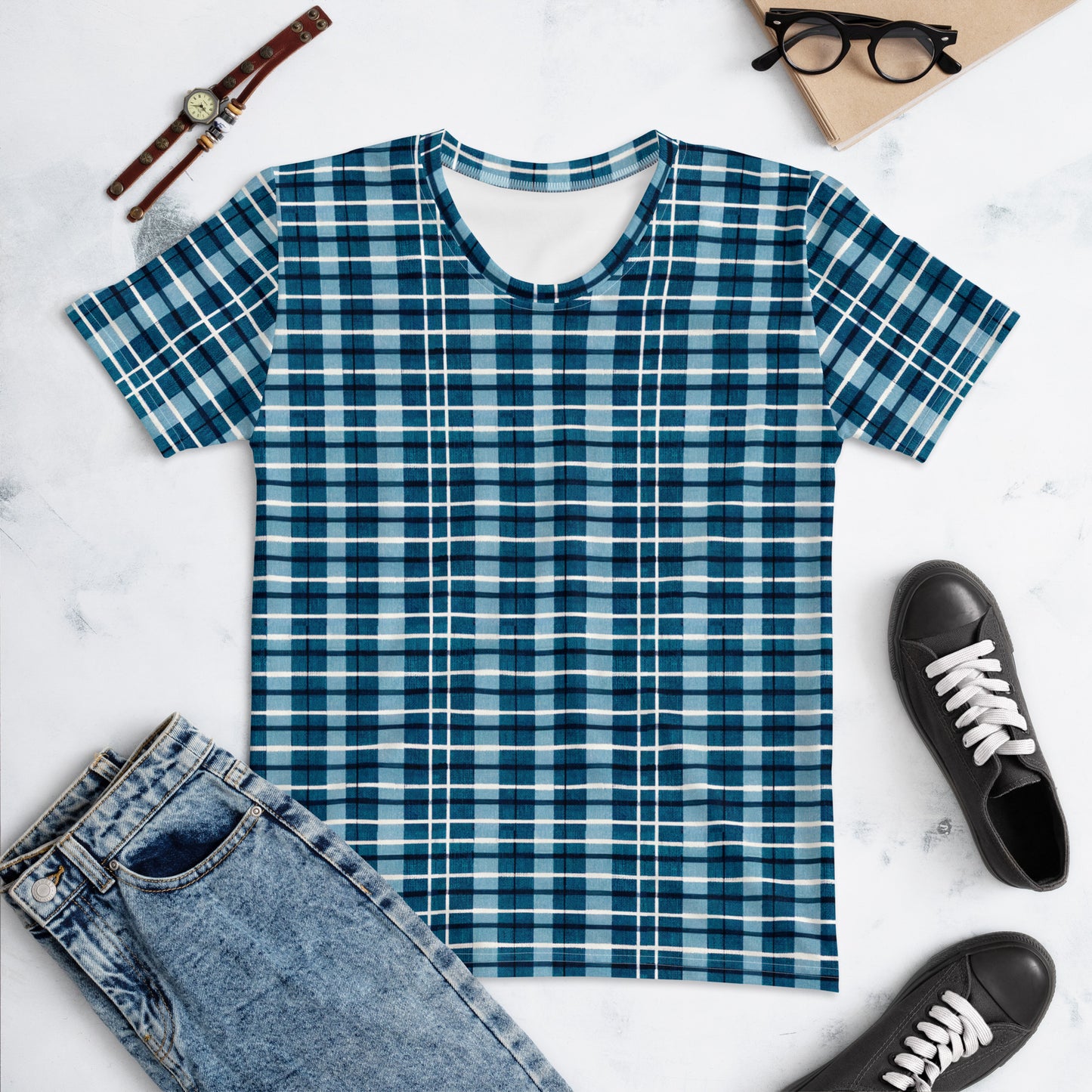 Scotsman’s Skyward Plaid Women's T-shirt