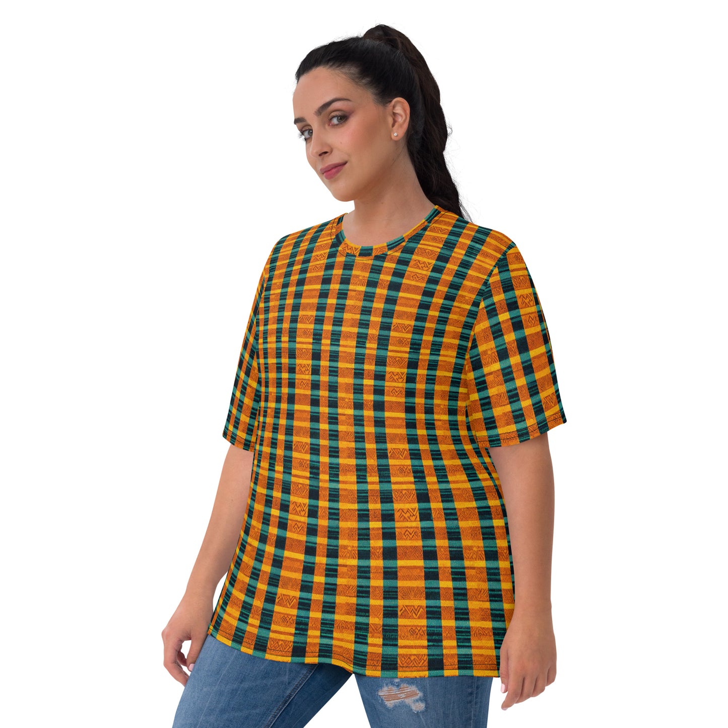 Teal & Tangerine Tapestry Women's T-shirt