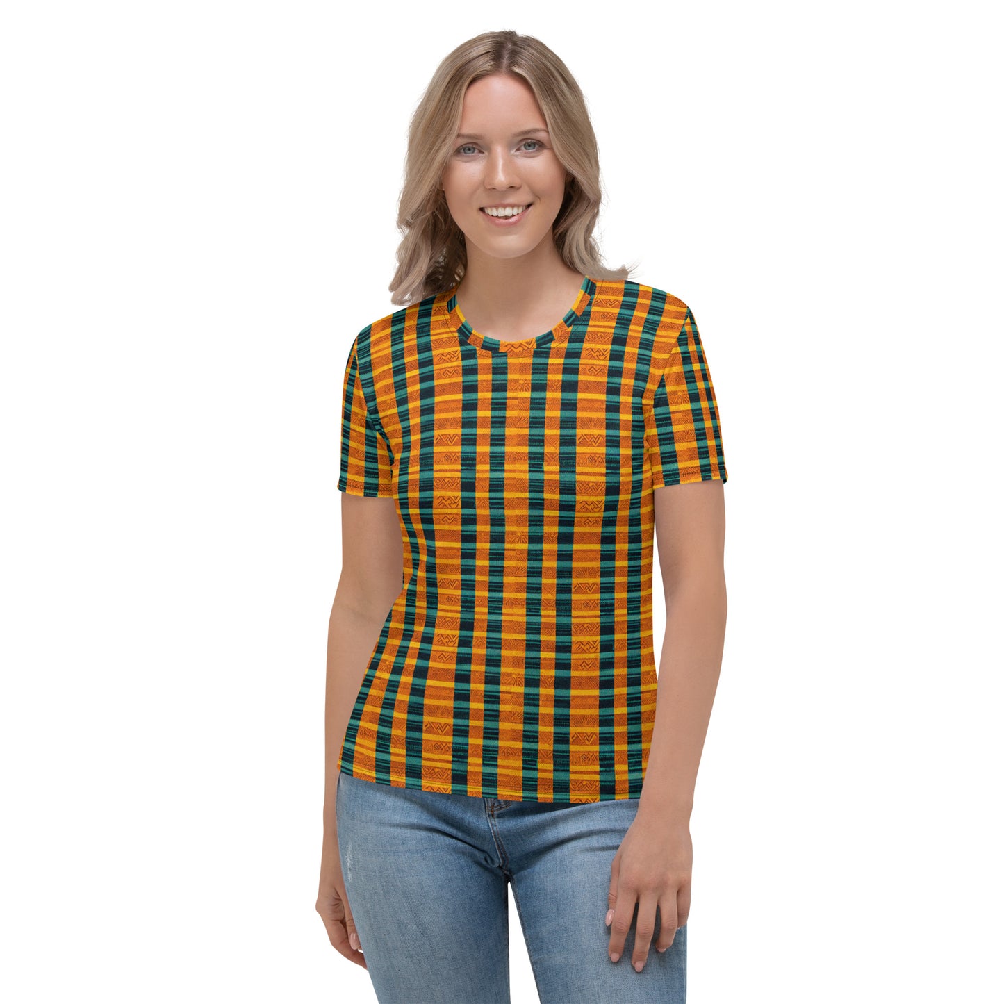 Teal & Tangerine Tapestry Women's T-shirt