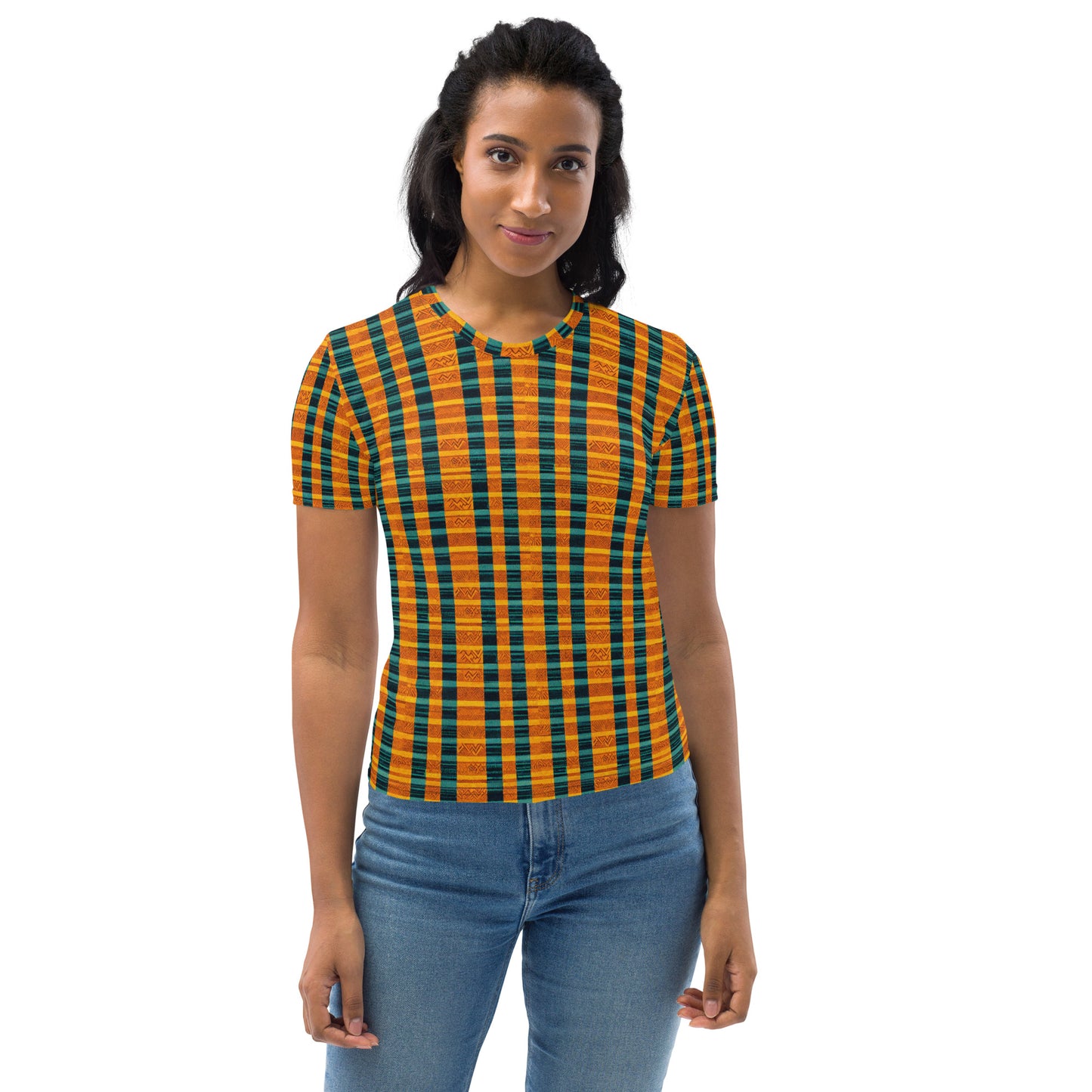 Teal & Tangerine Tapestry Women's T-shirt