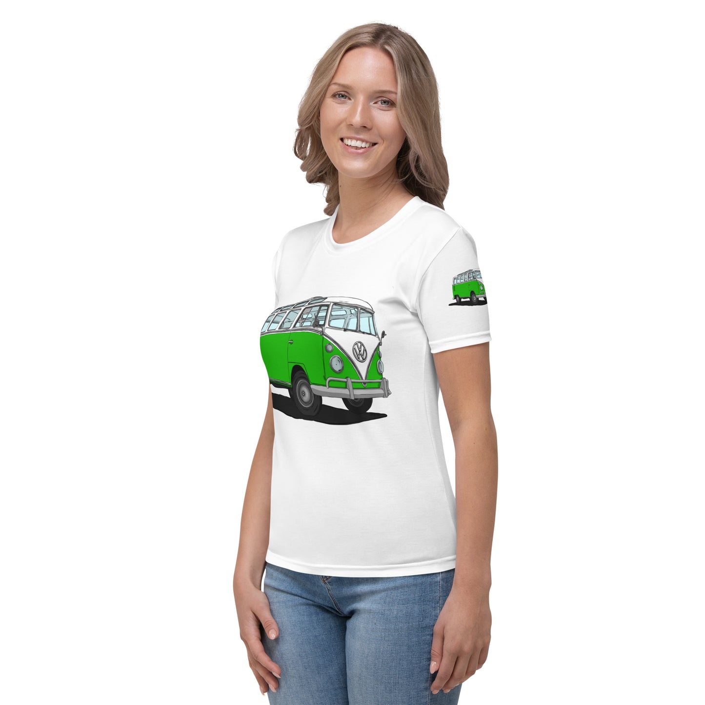 Green VW Van Women's T-shirt