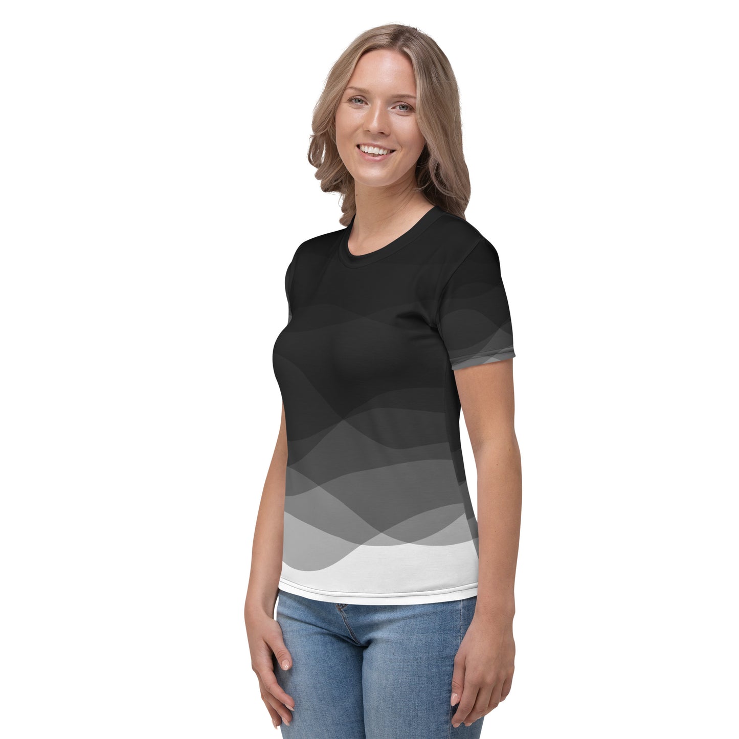 Graphite Waves Women's T-shirt