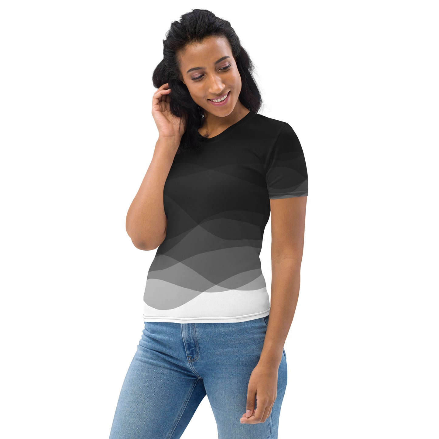 Graphite Waves Women's T-shirt