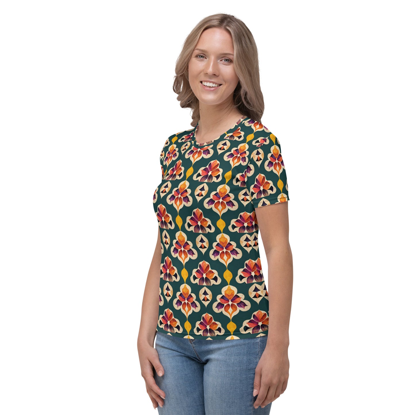 Ifrane’s Rainbow Blossoms Women's T-shirt