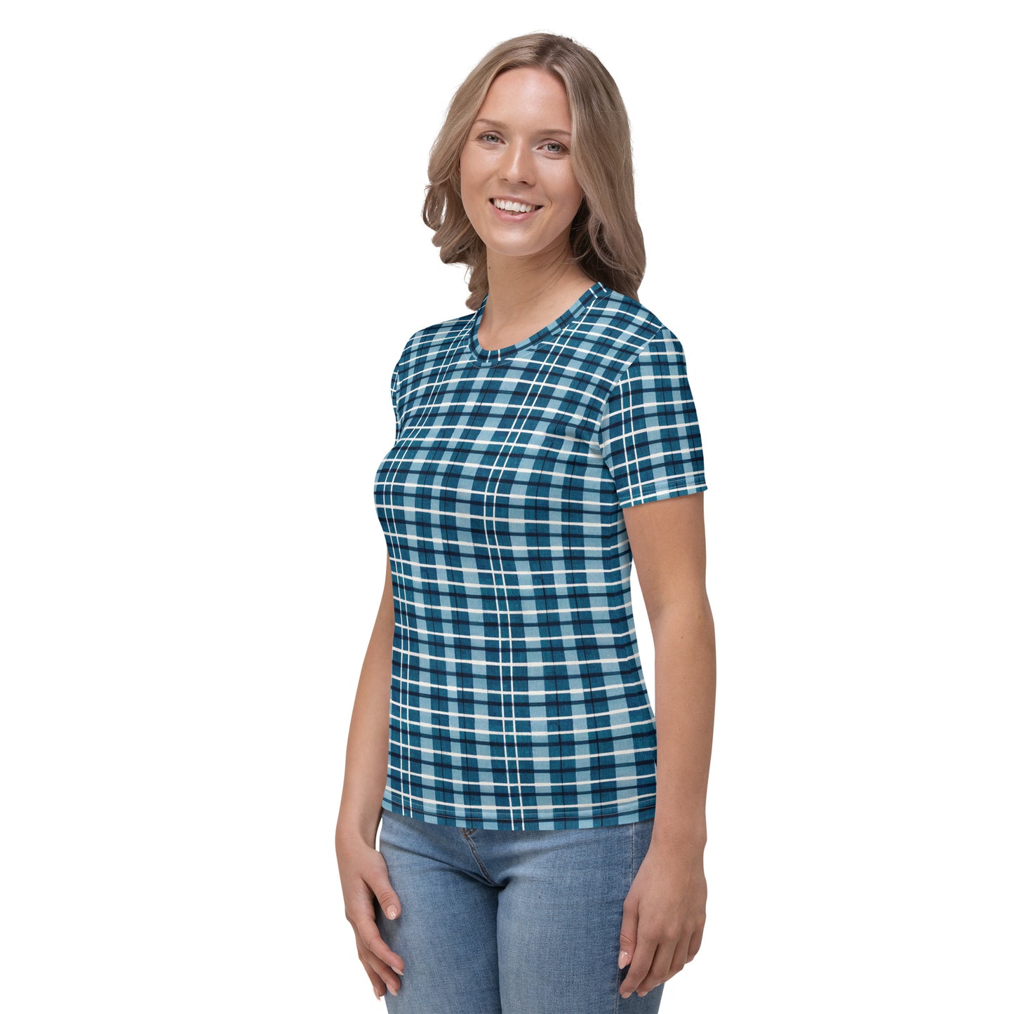 Scotsman’s Skyward Plaid Women's T-shirt