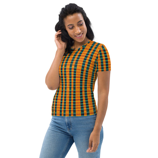 Teal & Tangerine Tapestry Women's T-shirt