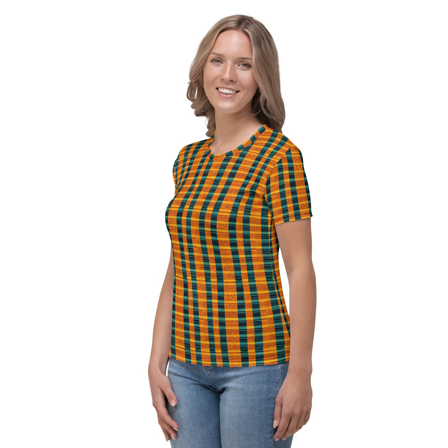 Teal & Tangerine Tapestry Women's T-shirt