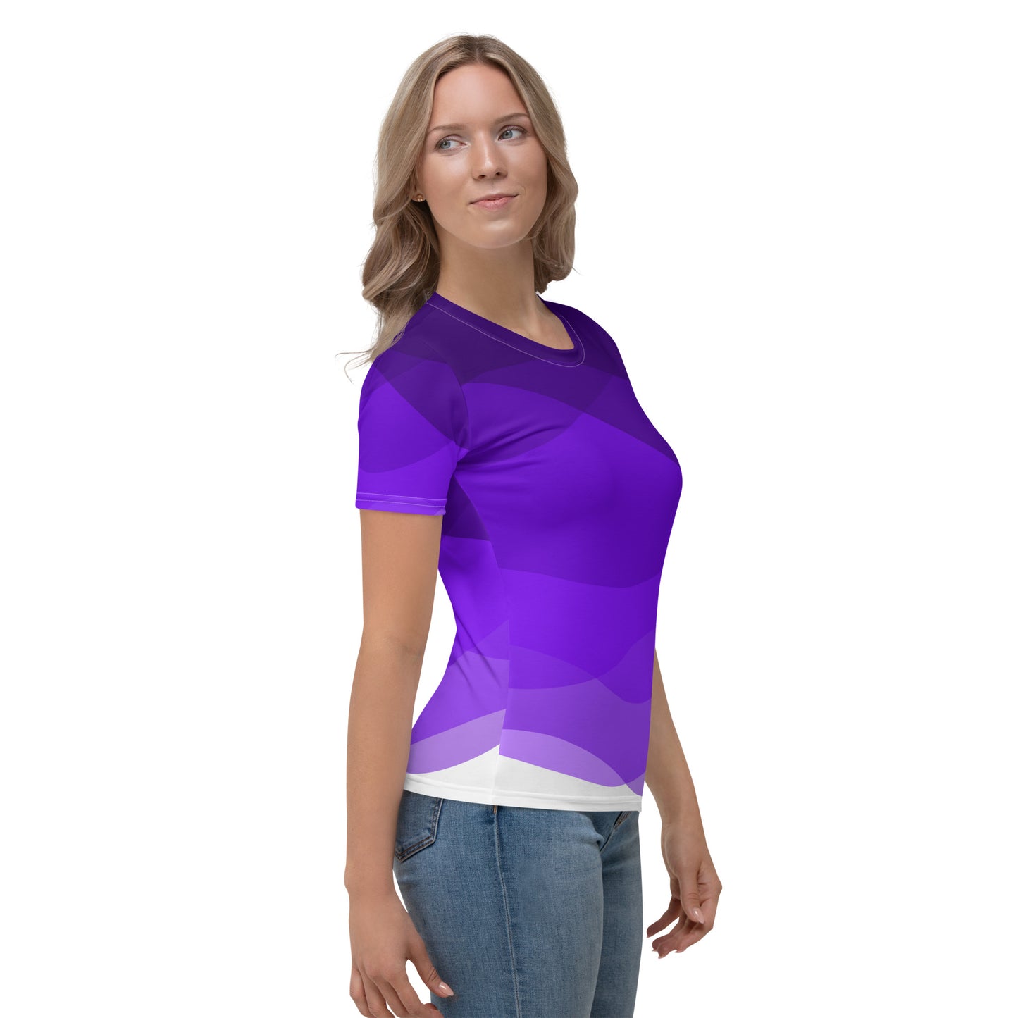 Violet Swirls Women's T-shirt