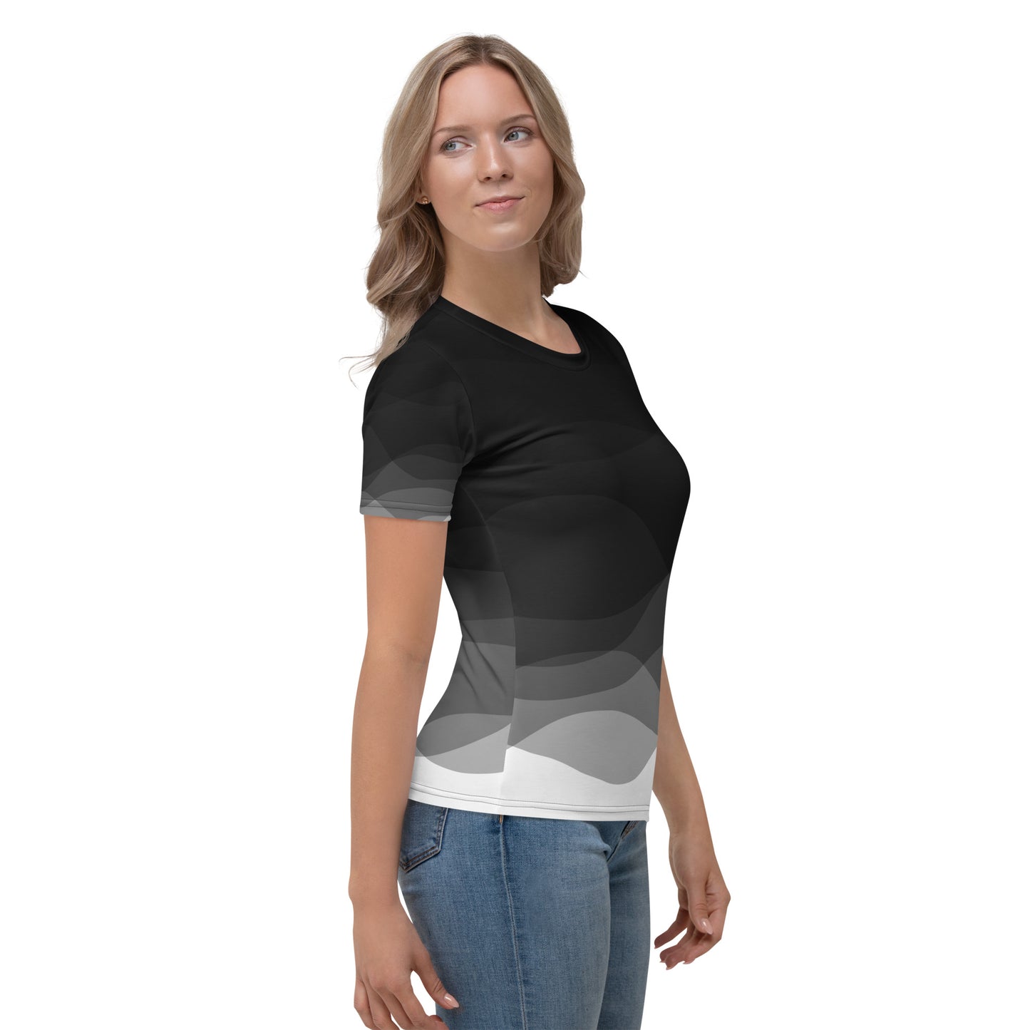 Graphite Waves Women's T-shirt