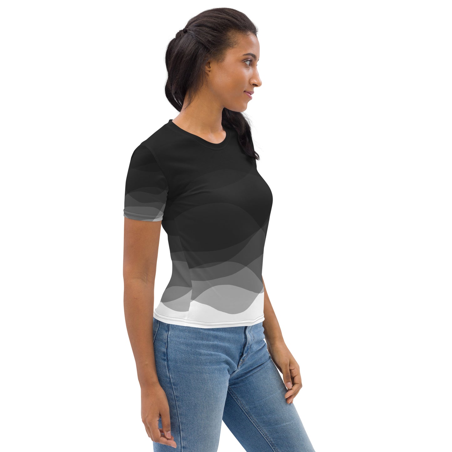 Graphite Waves Women's T-shirt