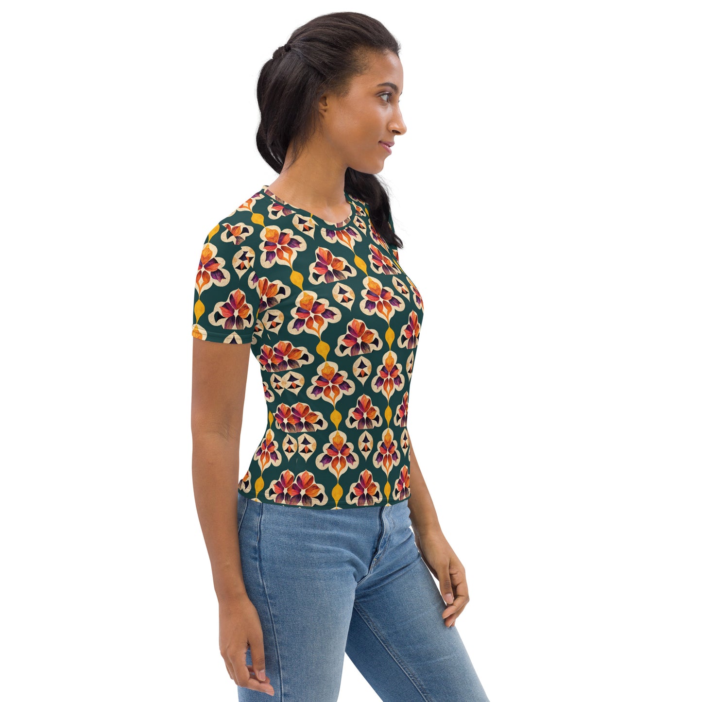 Ifrane’s Rainbow Blossoms Women's T-shirt