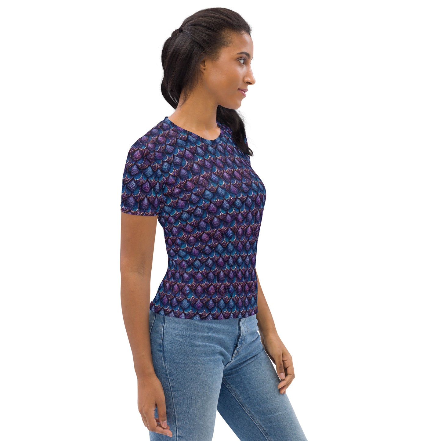 Luminosa, the Radiant Amethyst Drakon Women's T-shirt