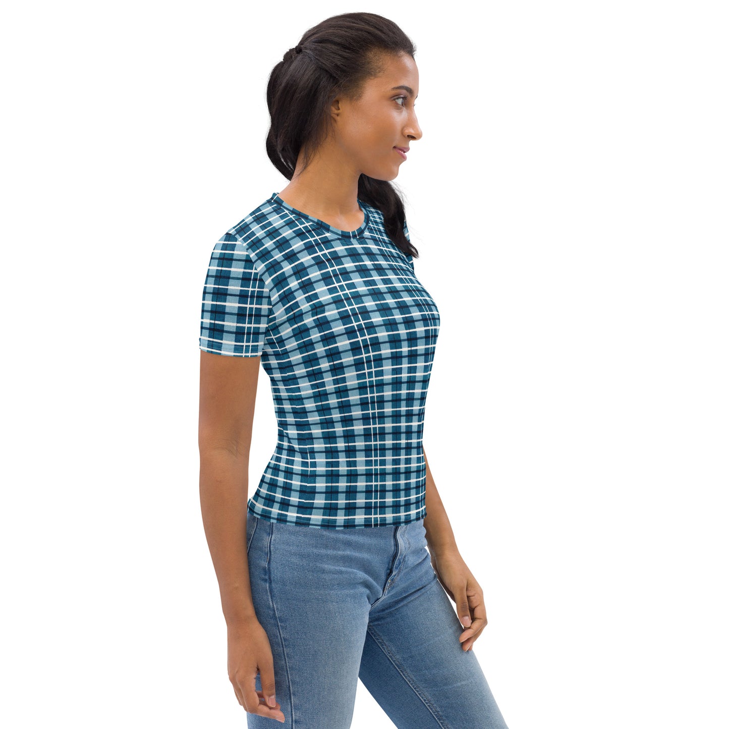 Scotsman’s Skyward Plaid Women's T-shirt