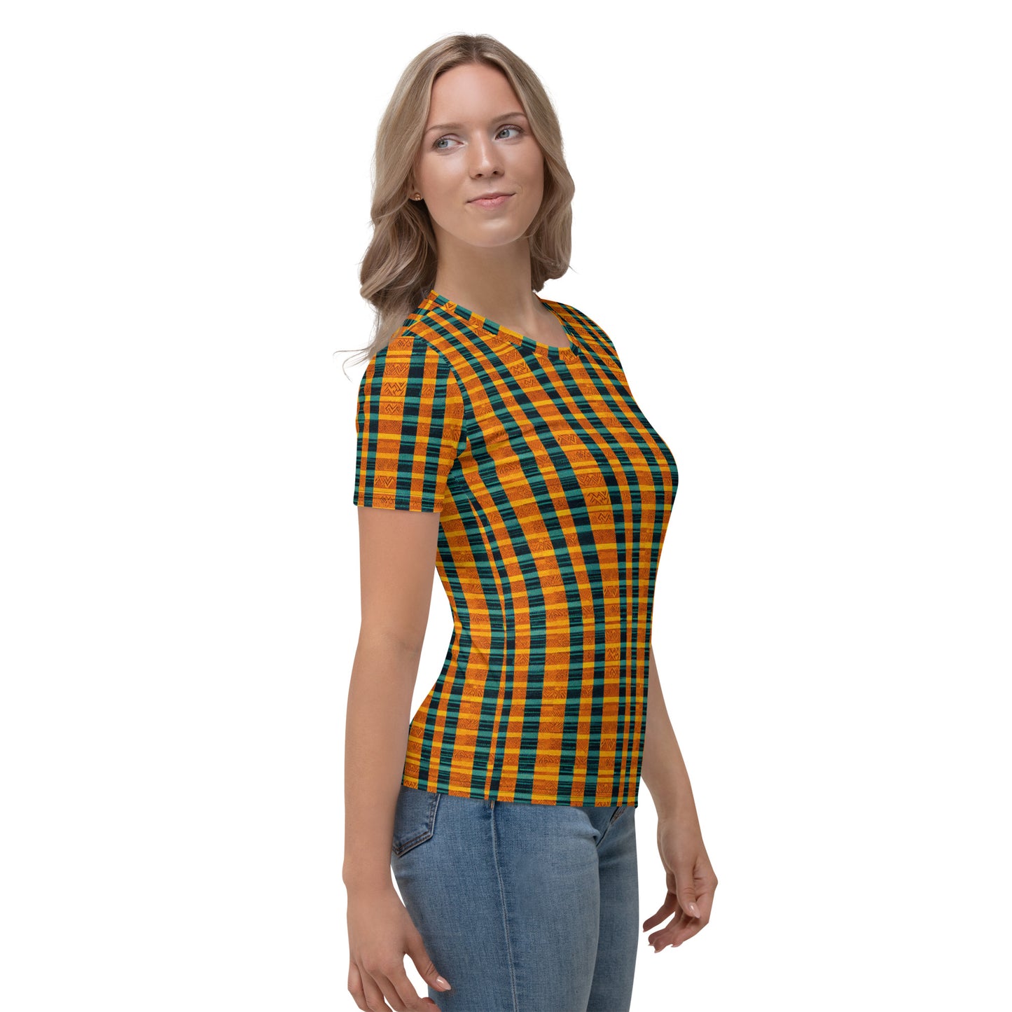 Teal & Tangerine Tapestry Women's T-shirt