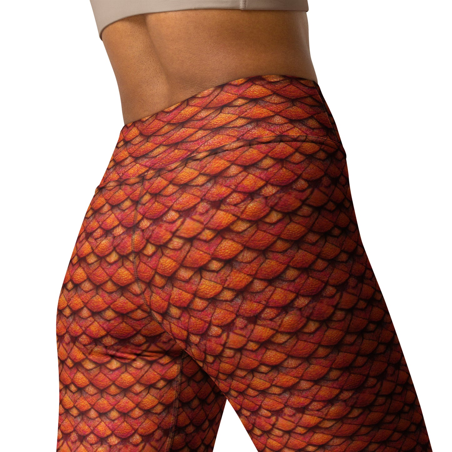 Kurtalor, the Infernal Sentinel of Joy and Peace Yoga Leggings