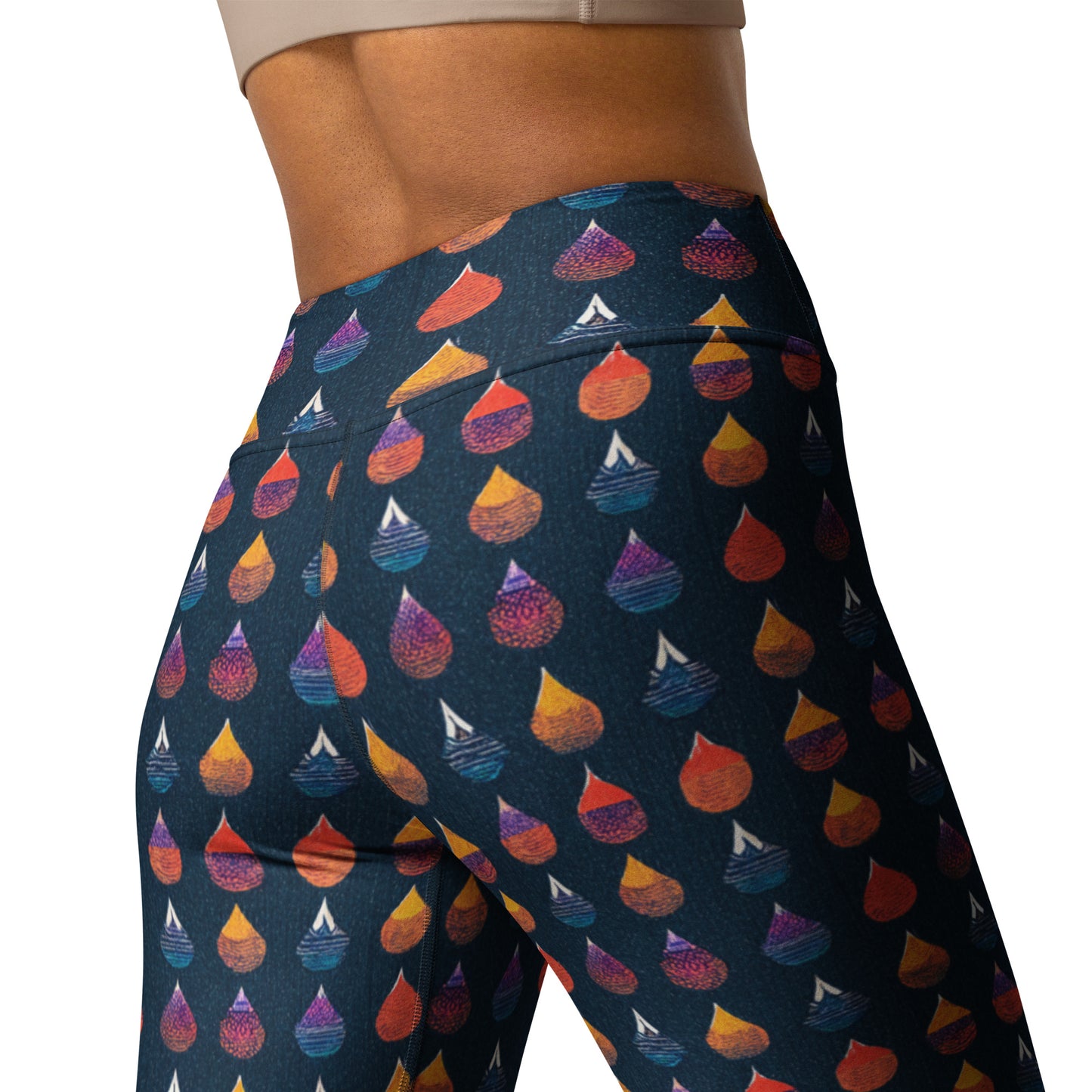 Prismatic Precipitation Yoga Leggings