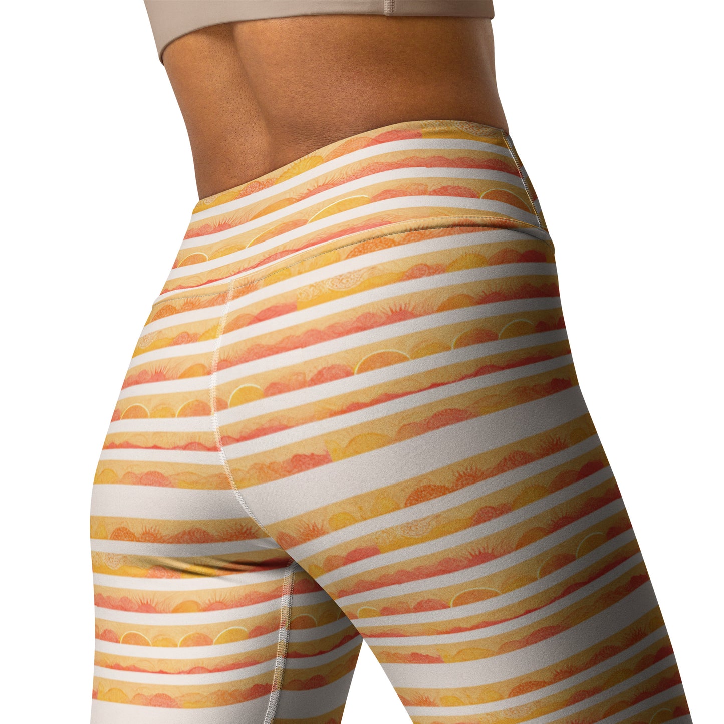 Rising Sun Yoga Leggings