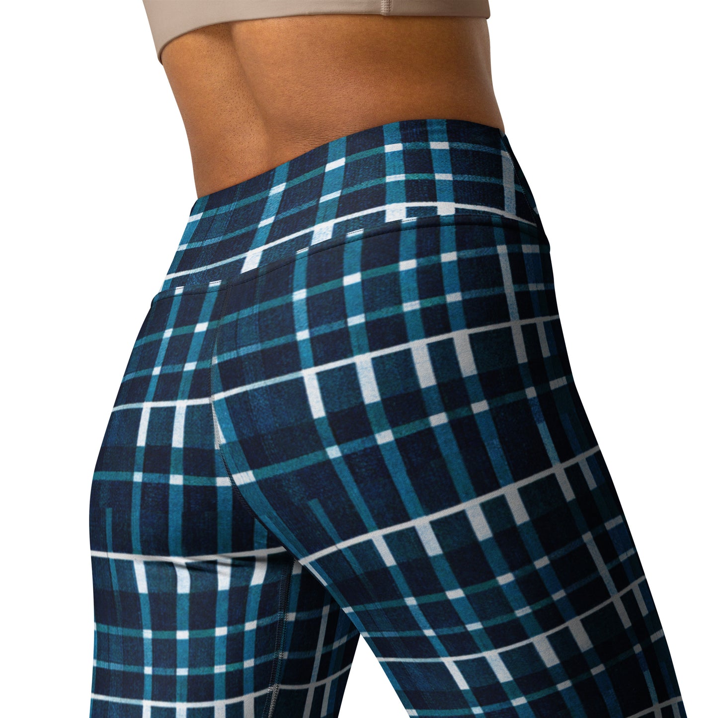 Royal Blue Scottish Heritage Yoga Leggings