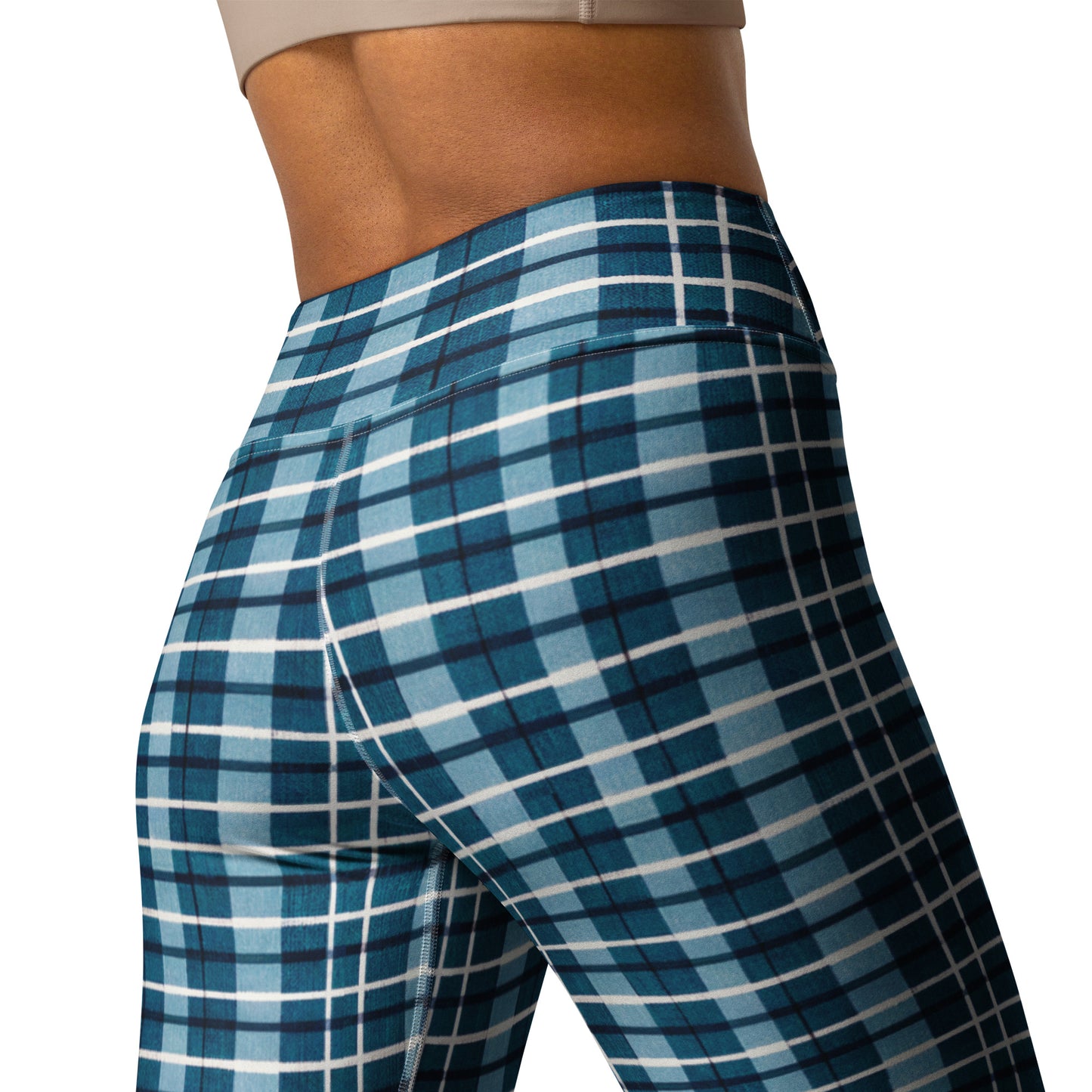 Scotsman’s Skyward Plaid Yoga Leggings