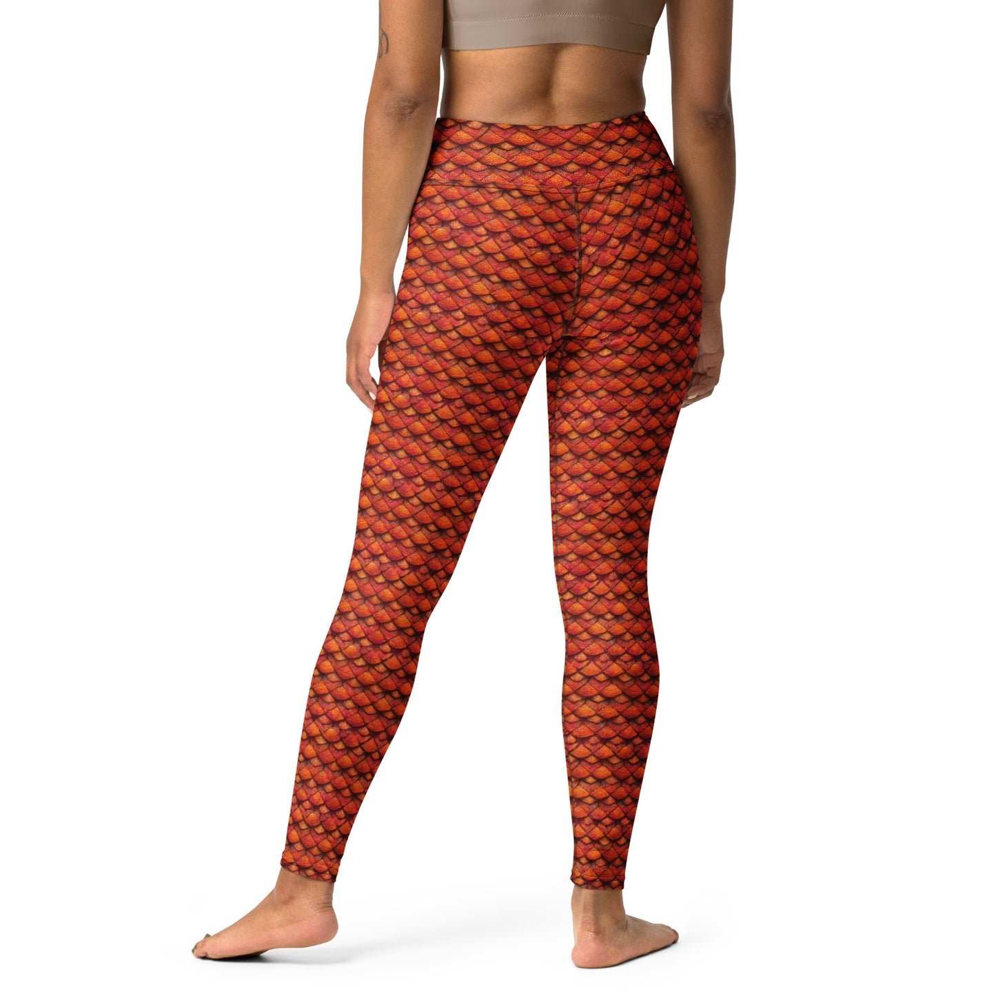 Kurtalor, the Infernal Sentinel of Joy and Peace Yoga Leggings