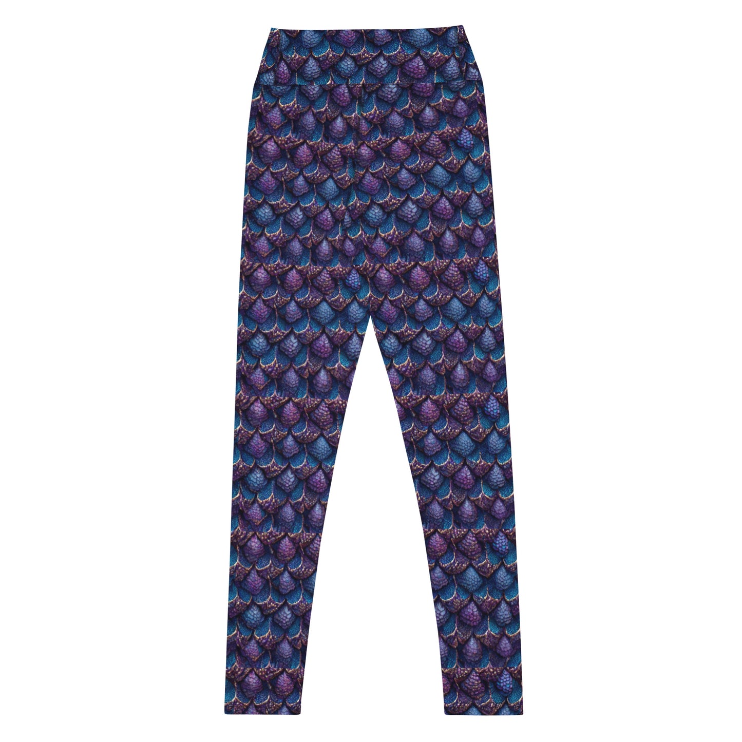 Luminosa, the Radiant Amethyst Drakon Yoga Leggings