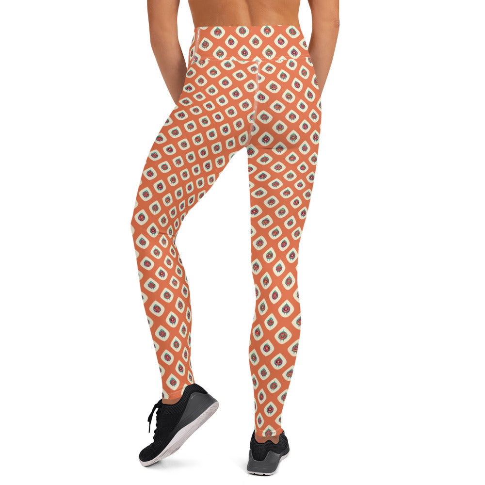 Mango Tango Yoga Leggings