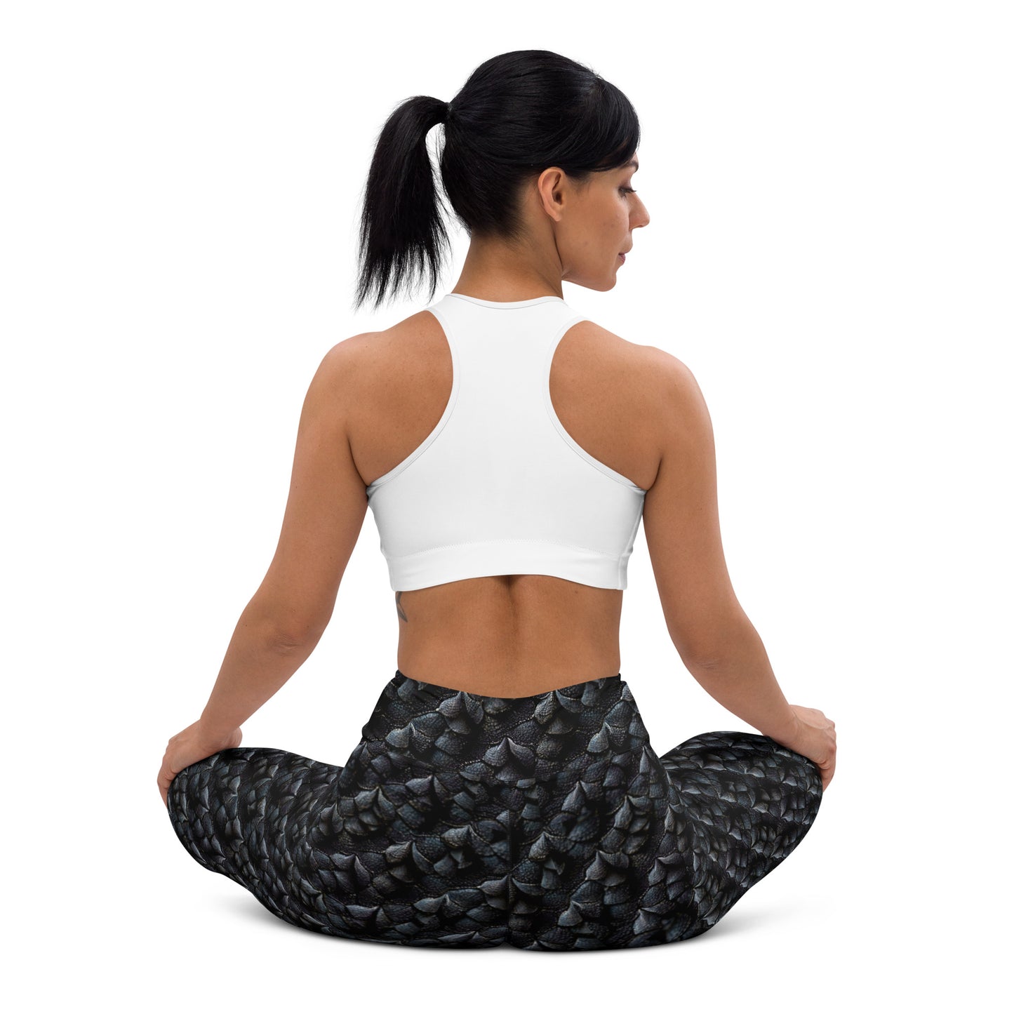 Onyxxor, the Cliff Sentinel Dragon Yoga Leggings