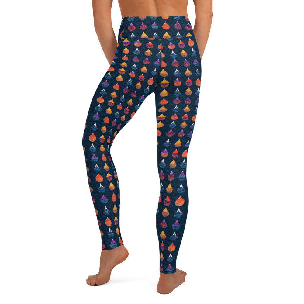 Prismatic Precipitation Yoga Leggings