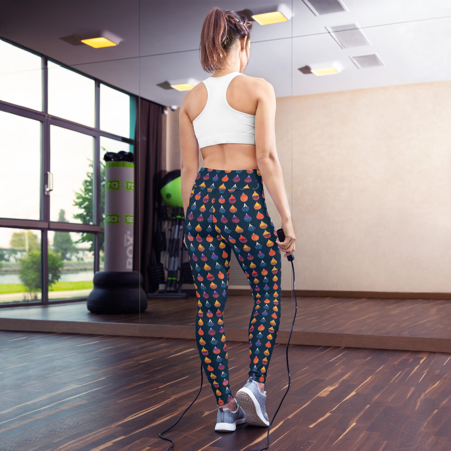 Prismatic Precipitation Yoga Leggings