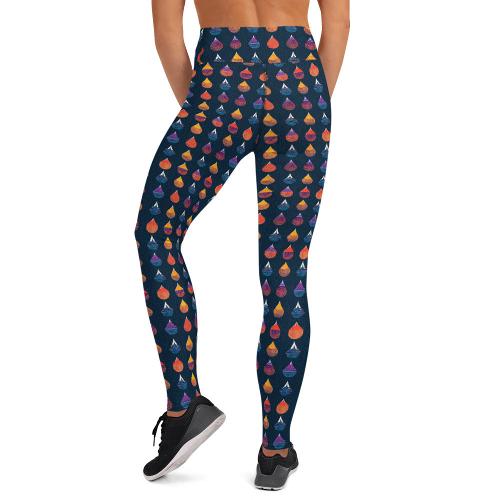 Prismatic Precipitation Yoga Leggings