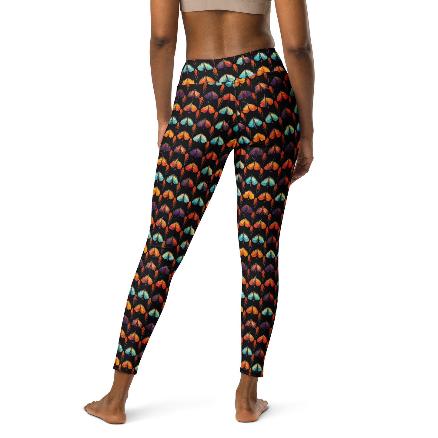 Quilted Wings Yoga Leggings