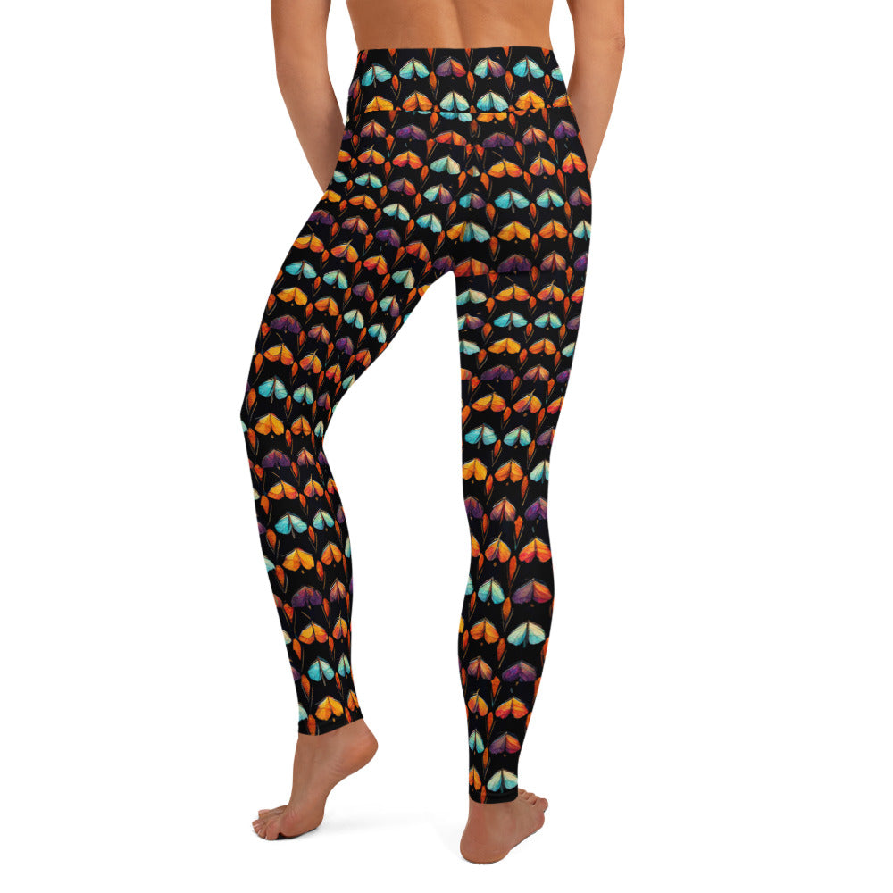 Quilted Wings Yoga Leggings