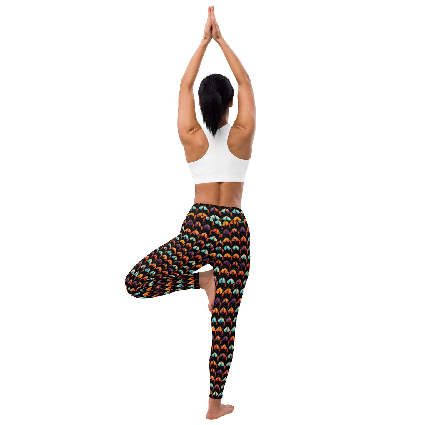 Quilted Wings Yoga Leggings