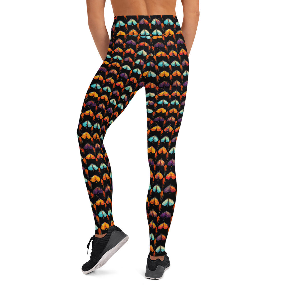 Quilted Wings Yoga Leggings