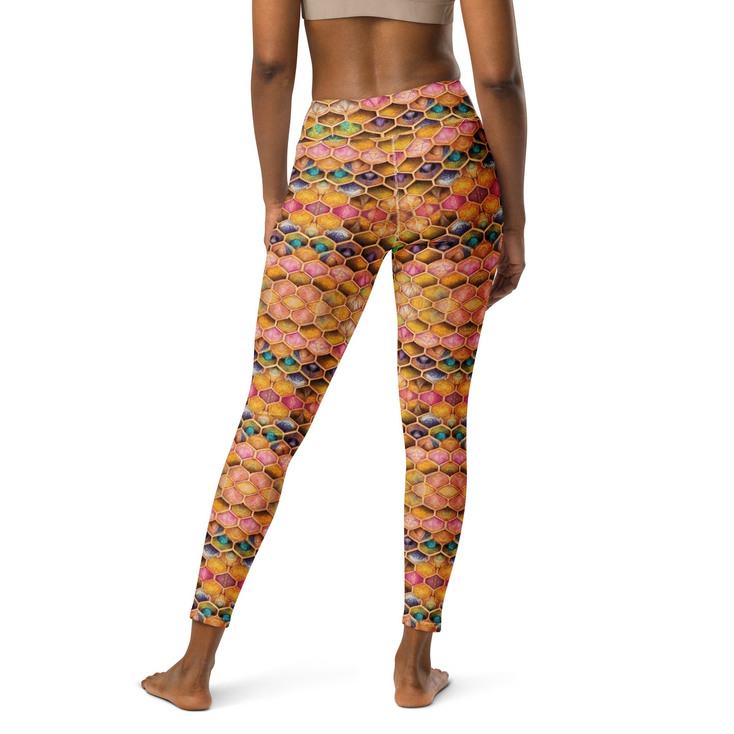 Rainbow Hive Radiance Yoga Leggings