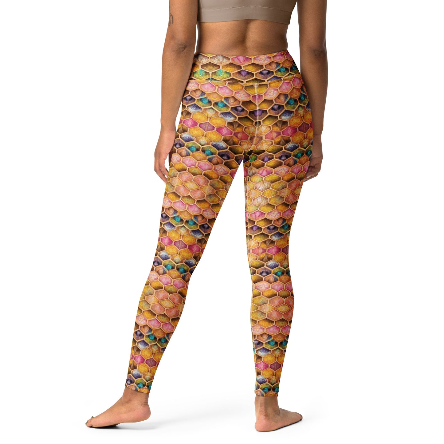 Rainbow Hive Radiance Yoga Leggings